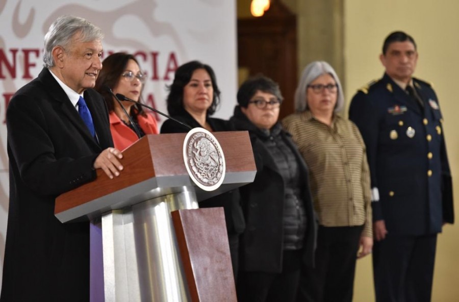 El presidente Andrés Manuel López Obrador adelanta que hoy presentará la terna para que el Senado elija al primer fiscal general del país. Foto cortesía de Presidencia.