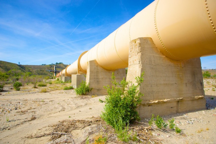 Valley Crossing Pipeline transportará gas natural desde Texas hasta la frontera con México. Foto de archivo.