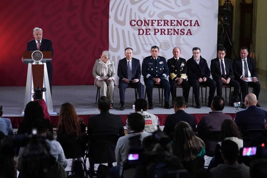El presidente Andrés Manuel López Obrador celebró las reformas constitucionales aprobadas en los primeros 100 días de su gobierno. Foto cortesía de presidencia.