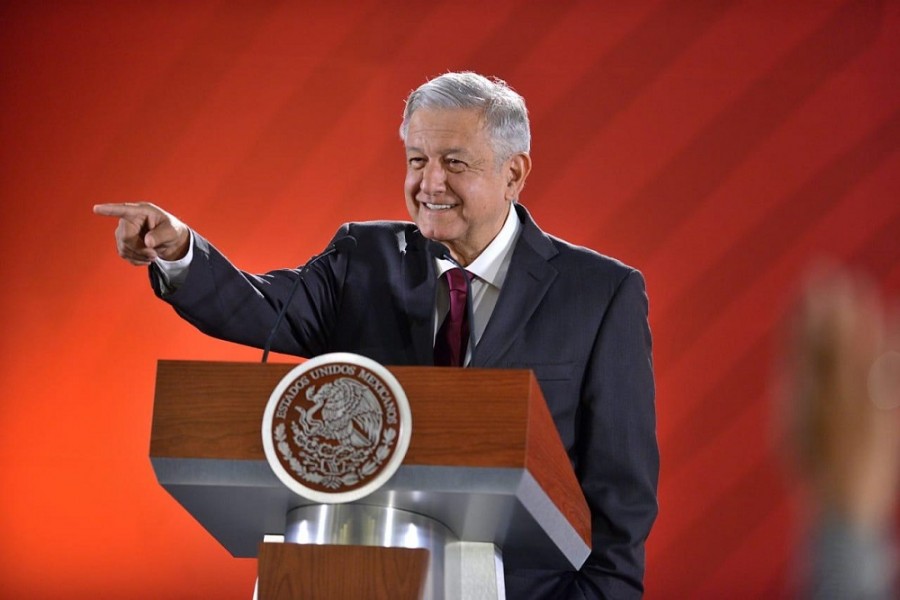 El presidente Andrés Manuel López Obrador convocó a los mexicanos a formar parte de los foros para definir el Plan Nacional de Desarrollo. Foto cortesía de presidencia.