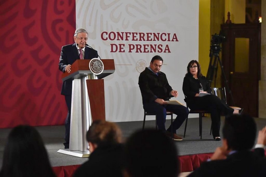 El presidente de México anunció el quién es quién de la comercialización de combustible en el país. Foto de presidencia.