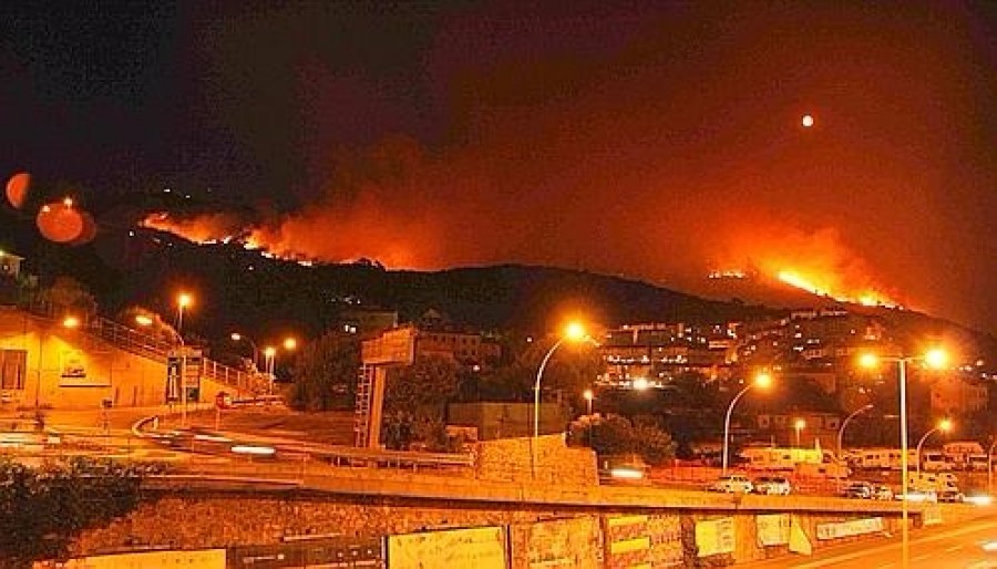 Cientos de incendios en la zona centro del país generan repercusiones ambientales graves. Foto de archivo.