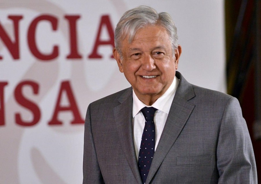López Obrador, amigo improbable de los grandes bancos. Foto archivo.