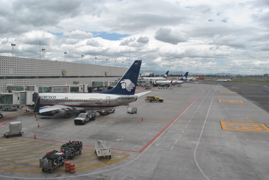 AeroMéxico concentra sus operaciones en la Terminal 2 del Aeropuerto Internacional de Ciudad de México (AICM). Foto de archivo.
