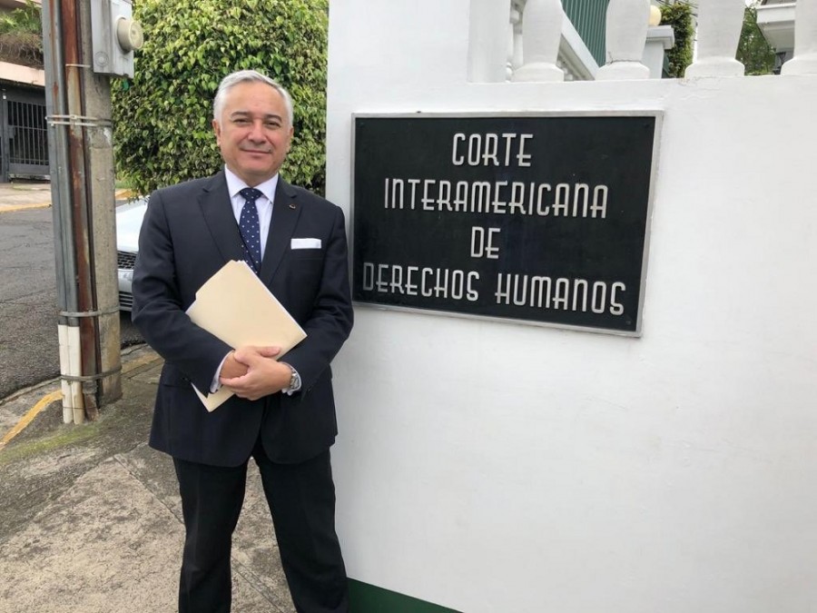 Héctor Herrera Ordóñez, el presidente de la Barra Mexicana, Colegio de Abogados. Foto tomada de la cuenta personal de Twitter de Héctor Herrera.