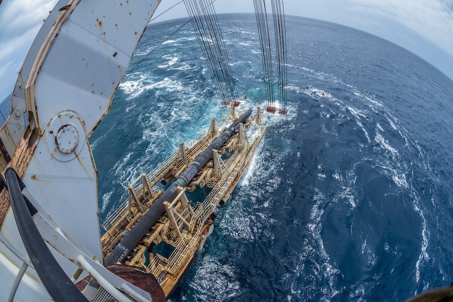 El gasoducto marino de 772 kilómetros requirió una inversión de más de dos mil 500 millones de dólares. Foto de TC Energy