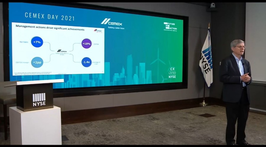Cemex enfocará sus inversiones en desarrollar su negocio en áreas urbanas de Estados Unidos y Europa, dijo Fernando A. González, su director general, en el día de inversionistas. Foto Cemex