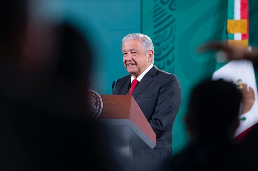 López Obrador ha insistido en que se debe invertir en Centroamérica para resolver la crisis migratoria. Foto Presidencia