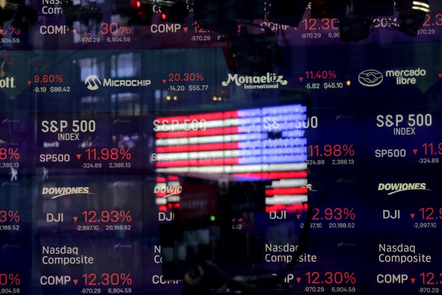 Un entorno de altas tasa de interés ahoga las ganancias de las acciones del sector tecnológico. Foto AP/Seth Wenig