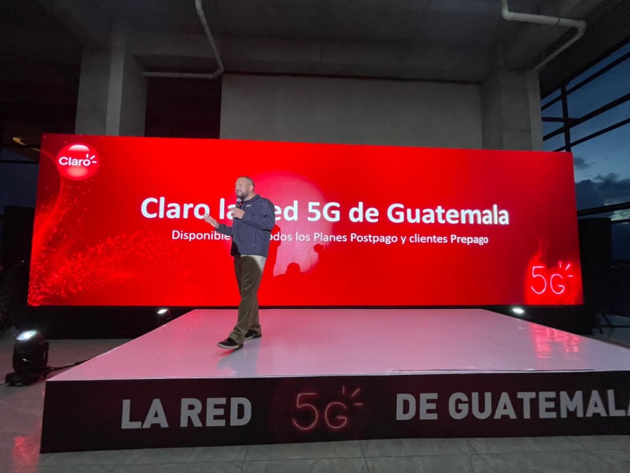 Claro 5G es la primera red de ese tipo en Guatemal. Foto: Claro