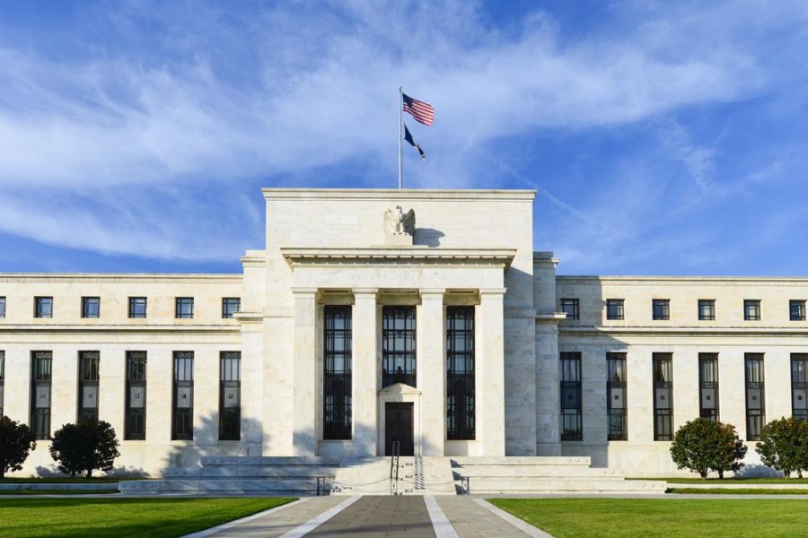 Los funcionarios de la Fed prevén que las tasas de EUA sigan subiendo en 2023 y bajen en 2024. Foto de la Fed