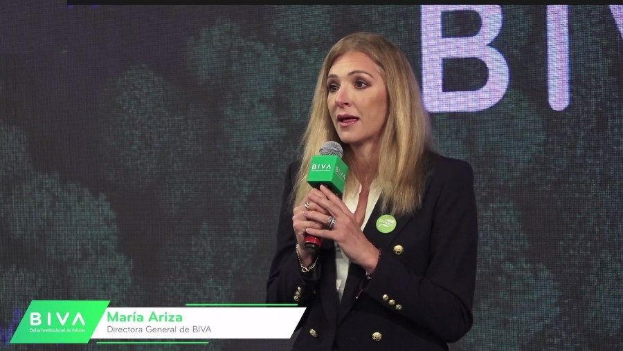 María Ariza, directora general de Biva, considera que la reforma a la Ley del Mercado de Valores es un paso hacia adelante. Foto Biva