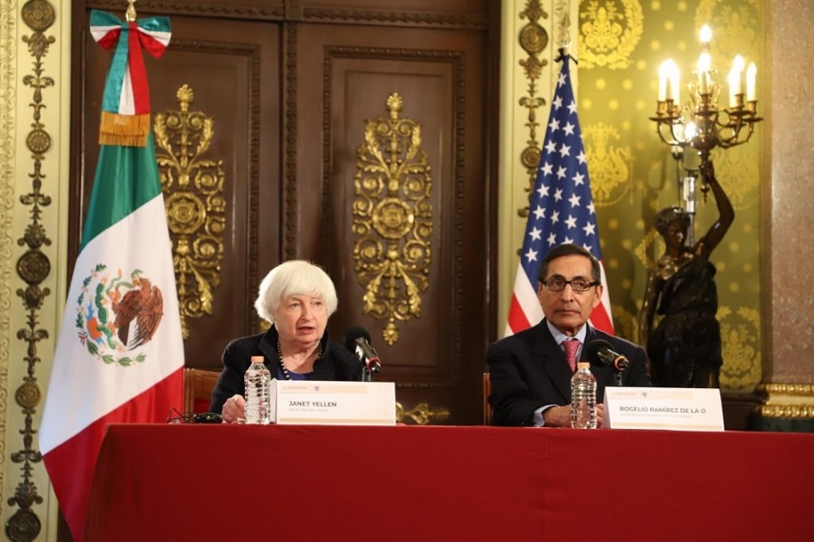 Pra la secretaria del Tesoro, el acuerdo es relevante debido a que México es ya el primer socio comercial de Estados Unidos, aunque resaltó que no es exclusivo. Foto SHCP