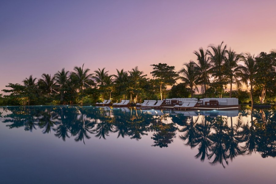 Vista del resort Riviera Maya Edition de Marriott en Kanai, Quintana Roo. Foto de la empresa