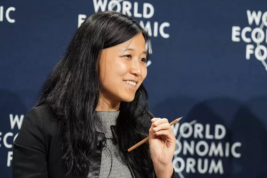 Pam Chan, quien trabajó como directora global de oportunidades privadas directas en BlackRock, la administradora de activos más grande del mundo, se unió a Lingotto para poder manejar un nuevo fondo que invertirá en lo extraño y maravilloso. Foto World Economic Forum