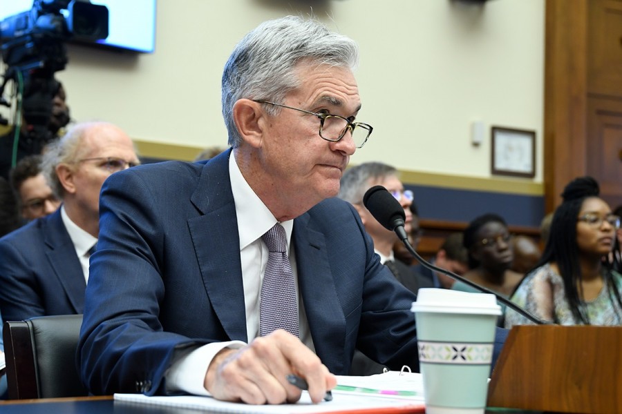 Powell no se sale del guion y reitera que las tasas de interés de EUA no bajarán hasta que haya mayor confianza sobre el control de la inflación. Foto de archivo de Flick/Federal Reserve