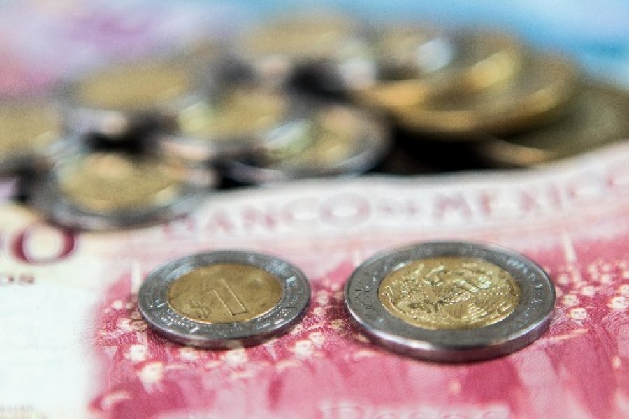 El peso mexicano ha subido casi un 10% en los últimos 12 meses. Foto archivo