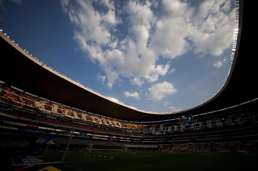 El negocio de fútbol registró 613.9 millones de pesos en ingresos, lo que representó 50% del total de los ingresos del periodo. Foto Estadio Azteca