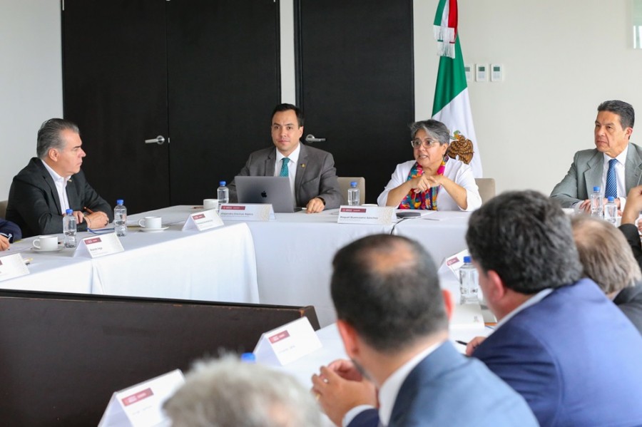 El gobierno mexicano instala la primera mesa de supervisión de los trabajos rumbo a la renegociación del TMEC. Foto de Economía
