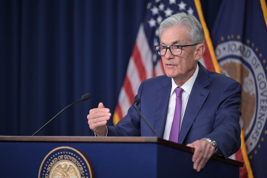 Jerome Powell, el presidente de la Fed. Foto Flickr.com (https://flic.kr/p/2pNBKPs)