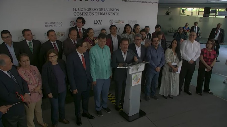 Para aprobar esta reforma, los senadores y diputados electos de Morena se reunirán con López Obrador y con la virtual presidenta electa Claudia Sheinbaum para ajustar el dictamen y que posteriormente sea votado en ambas cámaras del Congreso en septiembre cuando se instale la nueva legislatura. Foto captura