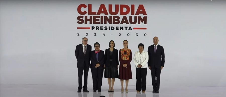 Sheinbaum dijo que eligió a Luz Elena González Escobar como la próxima secretaria de Energía y a David Kershenobich como el futuro secretario de Salud. Foto Captura
